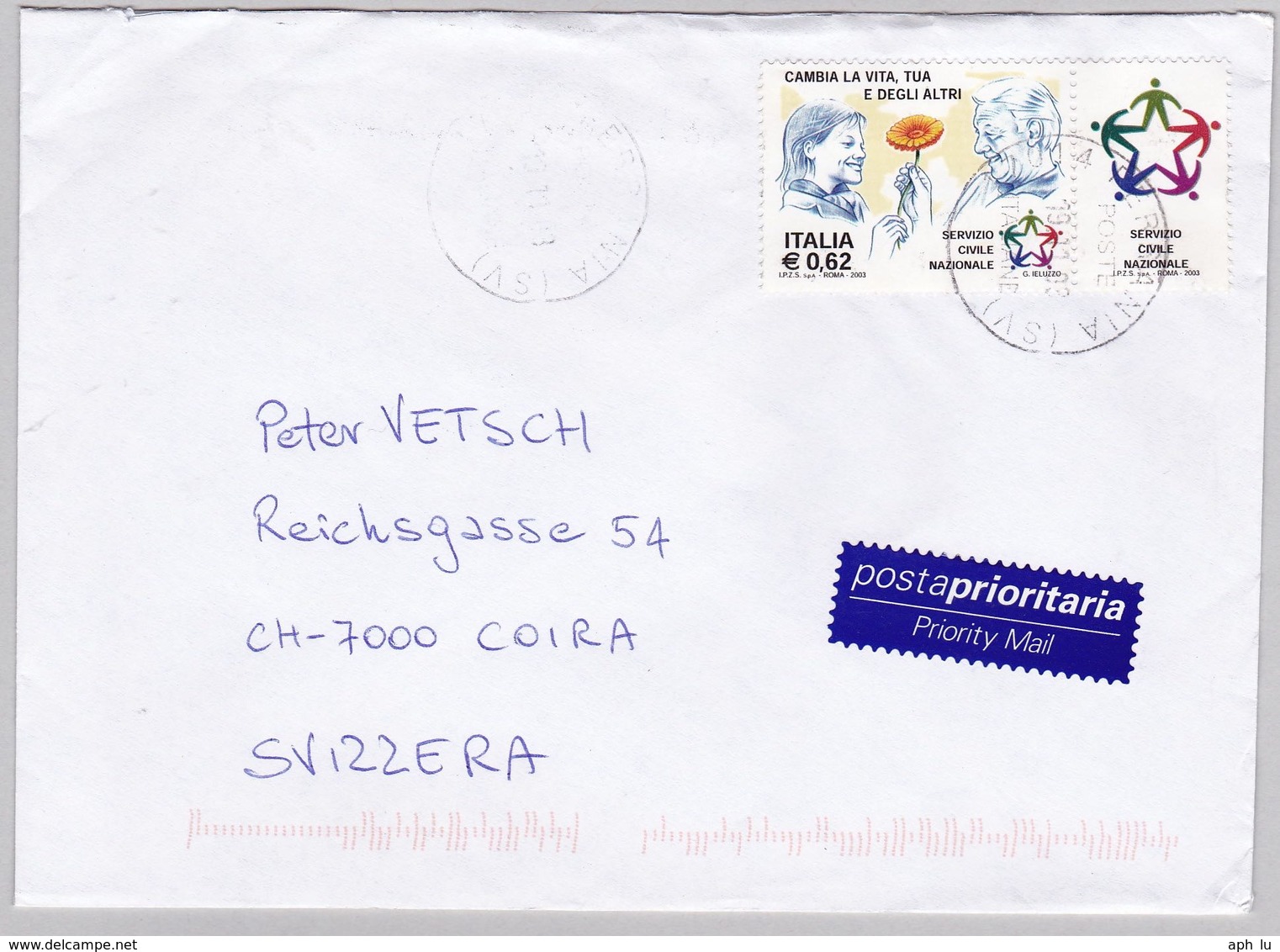 Brief In Die Schweiz (br5810) - 2001-10: Storia Postale