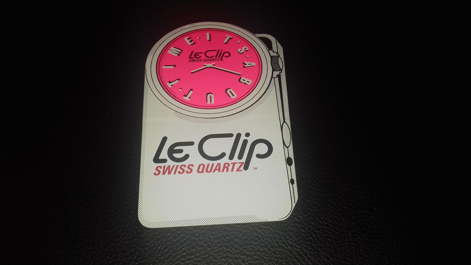 Autocollant Montres Le Clip Swiss Quartz - Autocollants