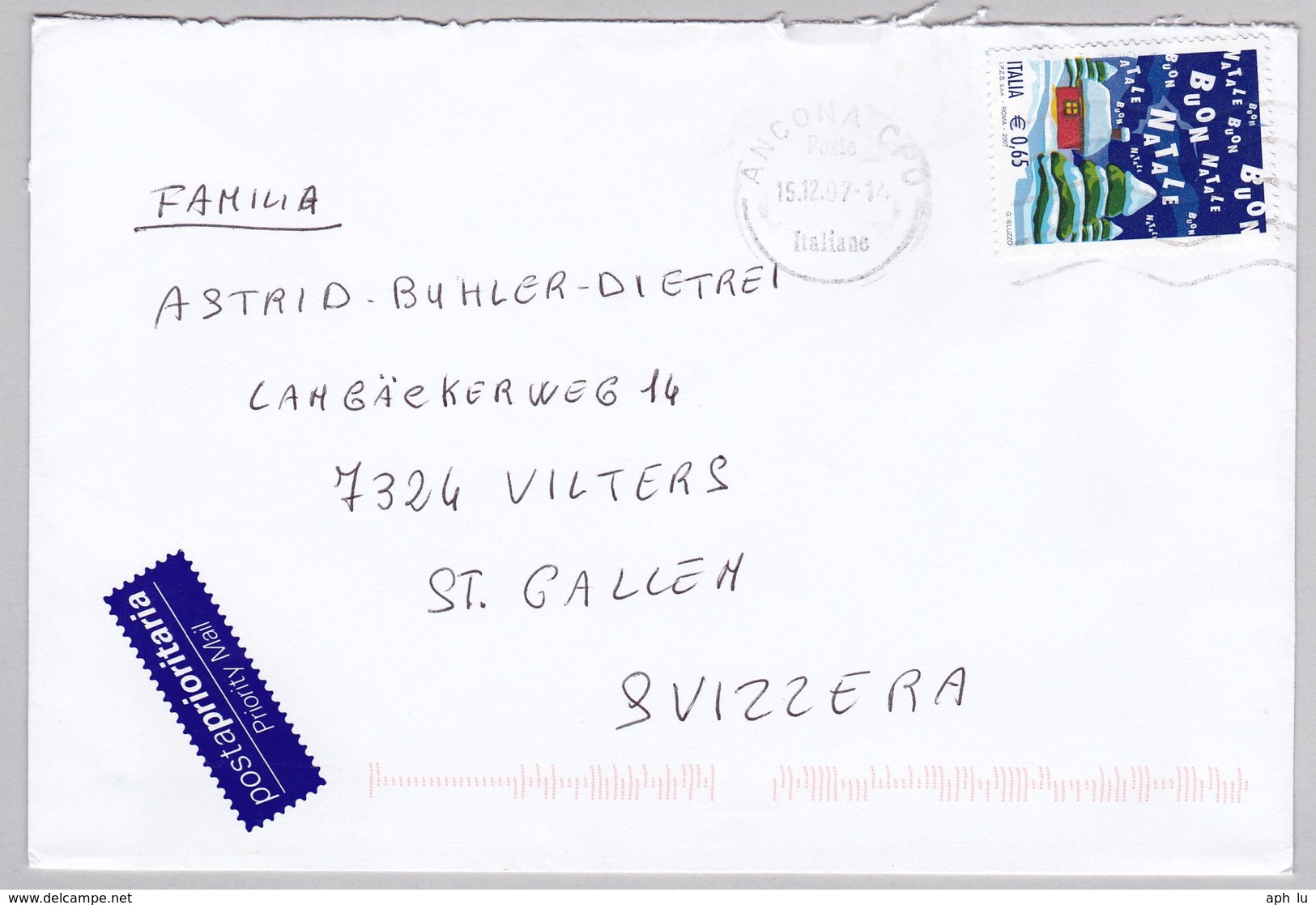 Brief In Die Schweiz (br5817) - 2001-10: Storia Postale