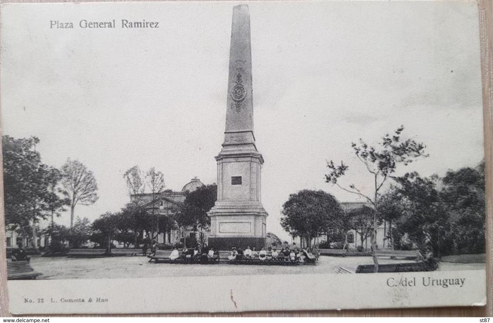 Uruguay 1911 Plaza General Remirez - Uruguay