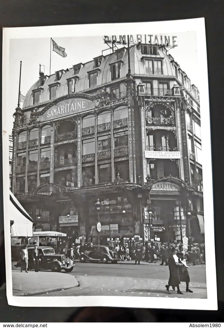 GRANDS MAGASINS DE LA SAMARITAINE CLICHE ANIME VERS 1930 ROGER VIOLLET PHOTOGRAPHE PARISIENS FRENCH STORE ANTIQUE PHOTO - Places