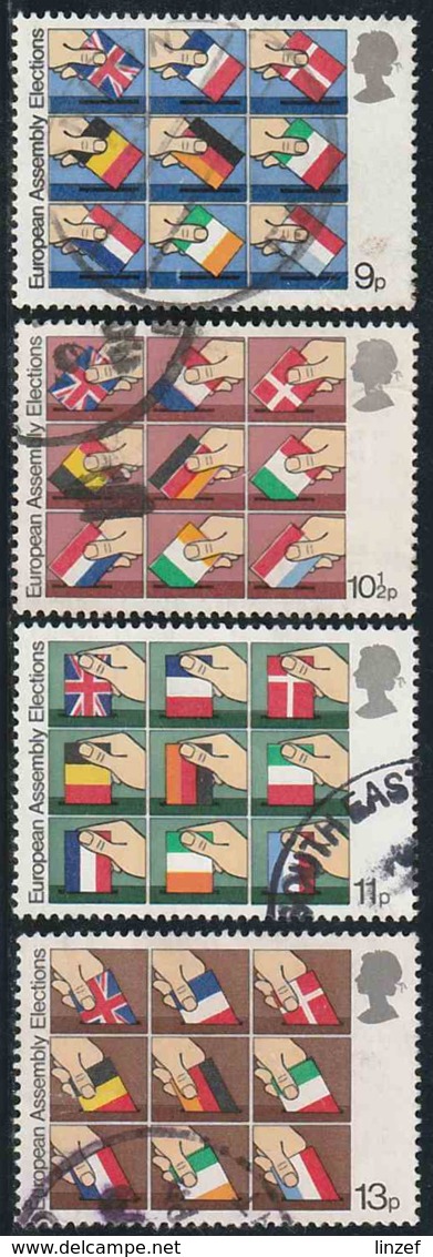 GB 1979 Yv. N°888 à 891 - Elections Du Parlement Européen - Oblitéré - Used Stamps