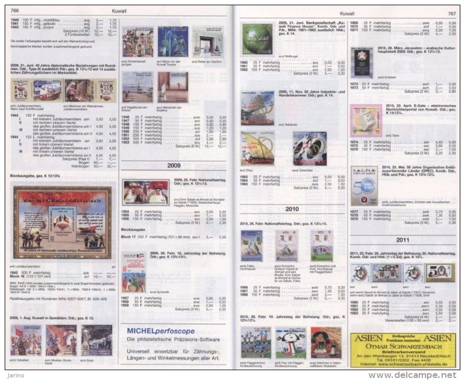 Katalog Michel Naher Osten 2013,1455 Farbseiten DVD-R Israel Verein. Arab. Emirate Dubai Kuwait Jemen Libanon Palästine - Autres - Asie