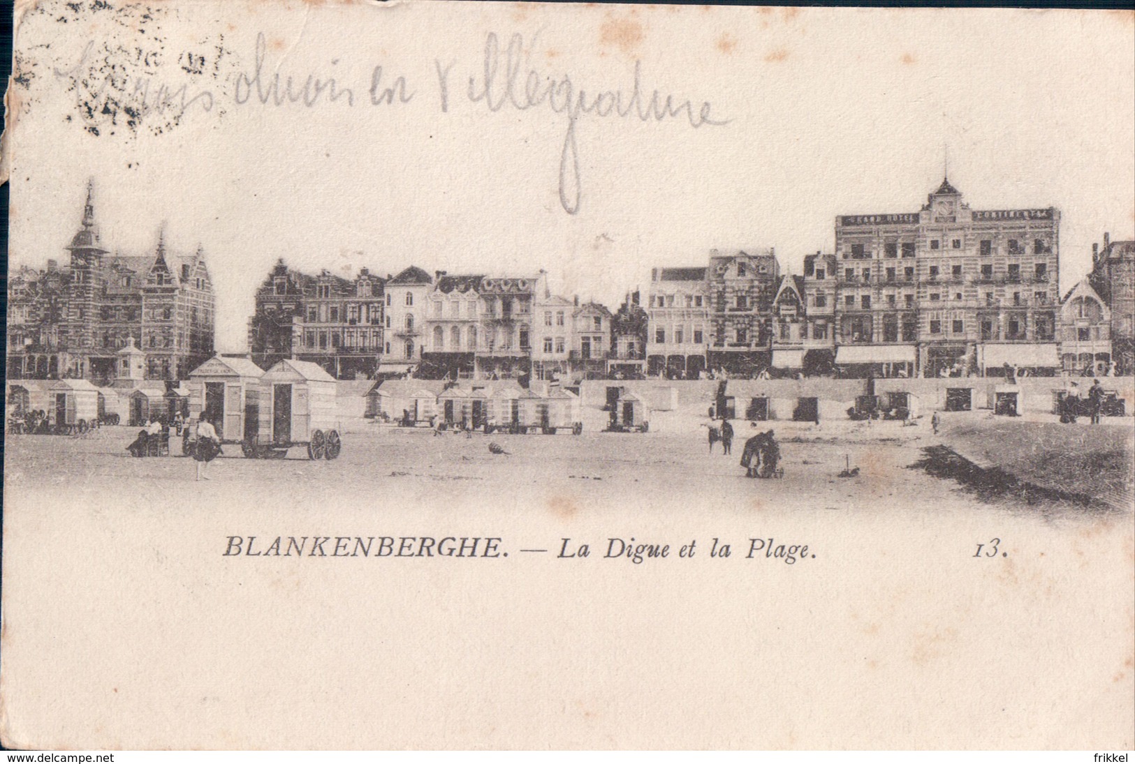 Blankenberge Blankenberghe La Digue Et La Plage - Blankenberge