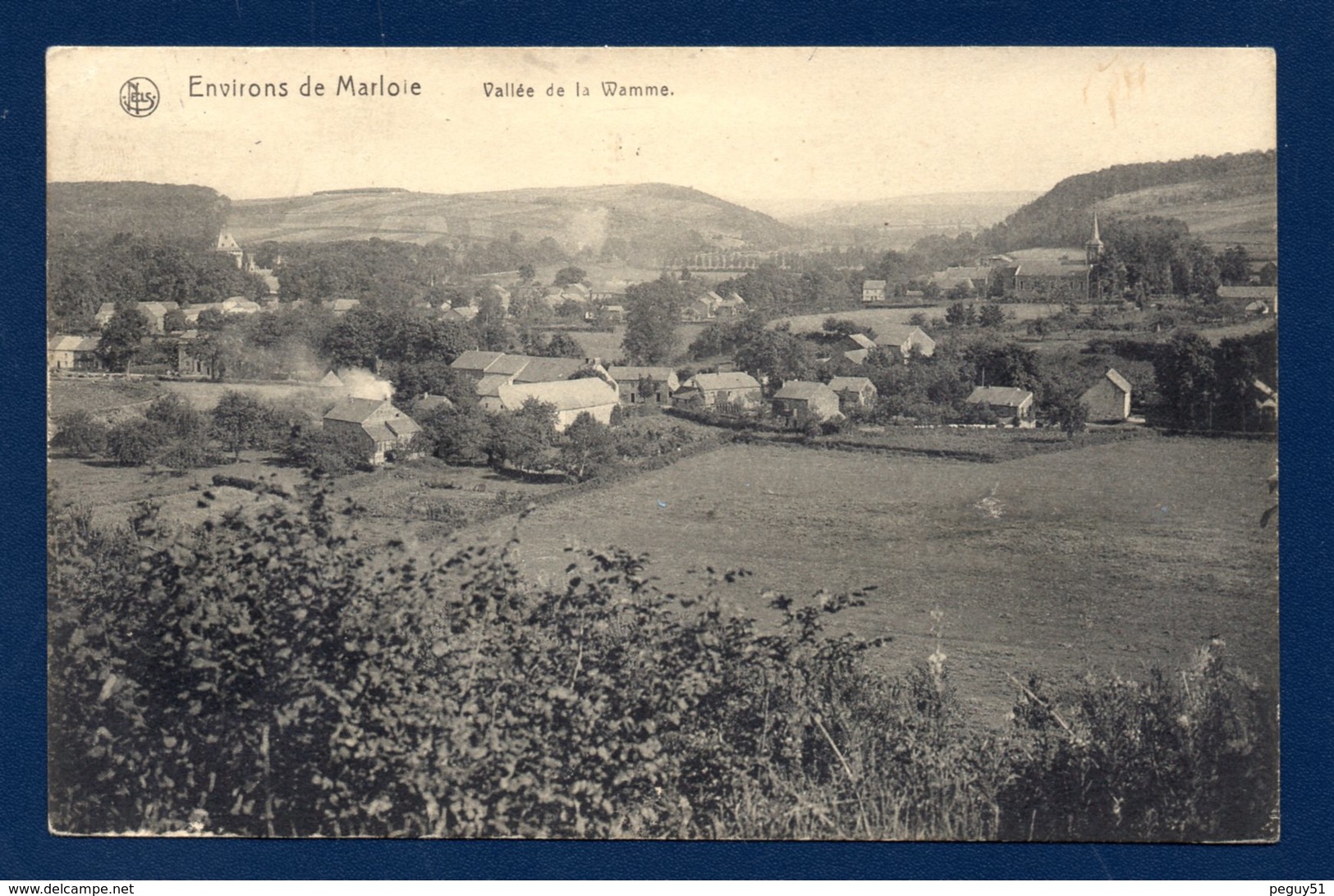 Hargimont , Environs De Marloie. Vallée De La Wamme. Eglise Saint-Gobert. 1921 - Marche-en-Famenne