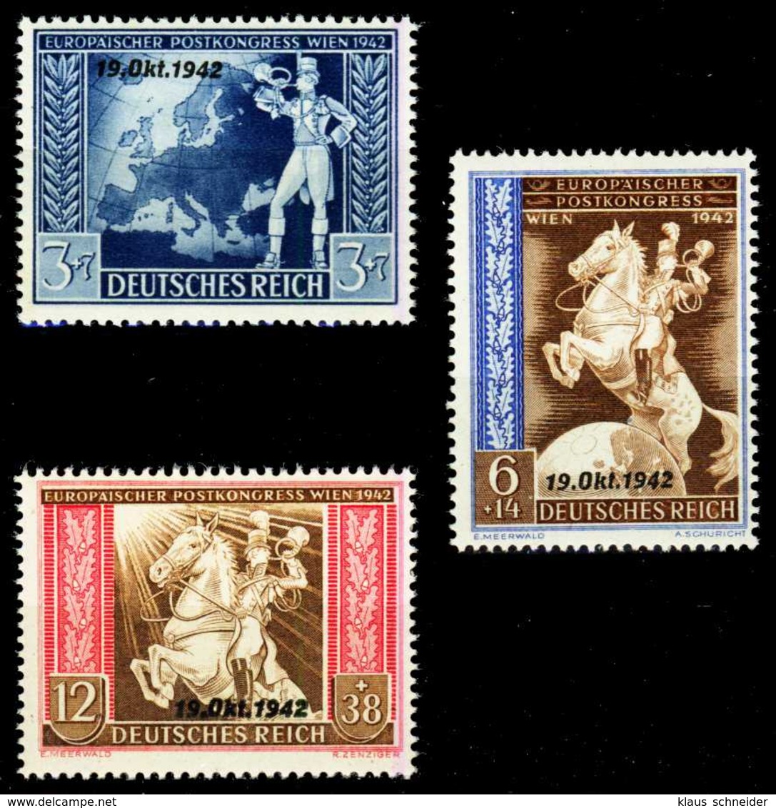 DEUTSCHES REICH 1942 Nr 823-825 Postfrisch S806BC2 - Neufs