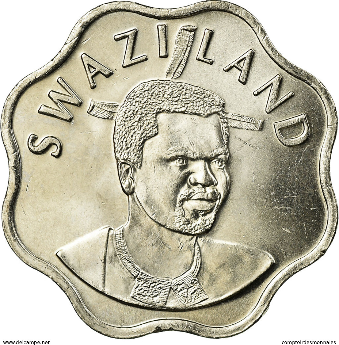 Monnaie, Swaziland, King Msawati III, 10 Cents, 2005, British Royal Mint, TTB - Swasiland