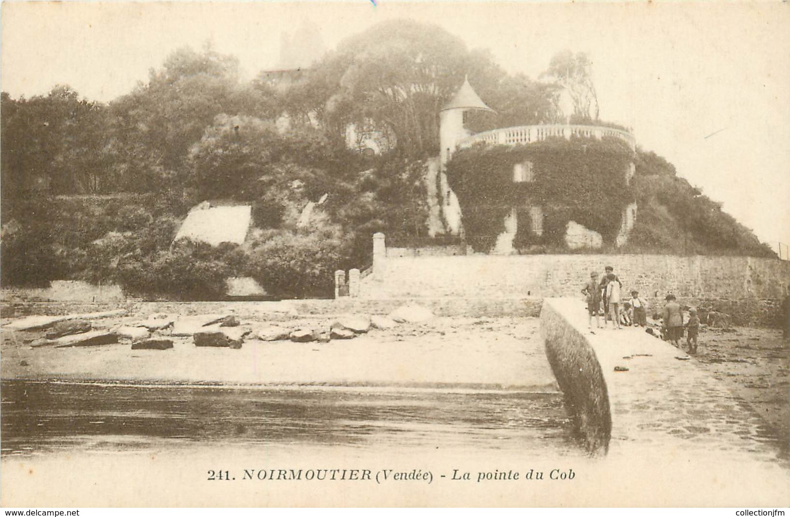 CPA FRANCE 85 'Ile De Noirmoutier, La Pointe Du Cob" - Ile De Noirmoutier