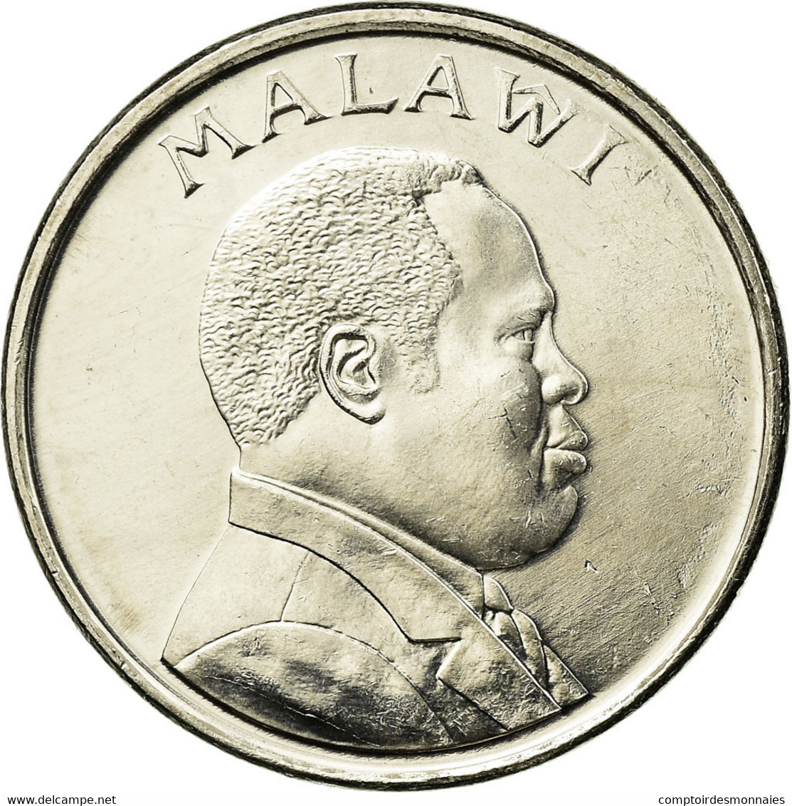 Monnaie, Malawi, 10 Tambala, 1995, TTB, Nickel Plated Steel, KM:27 - Malediven