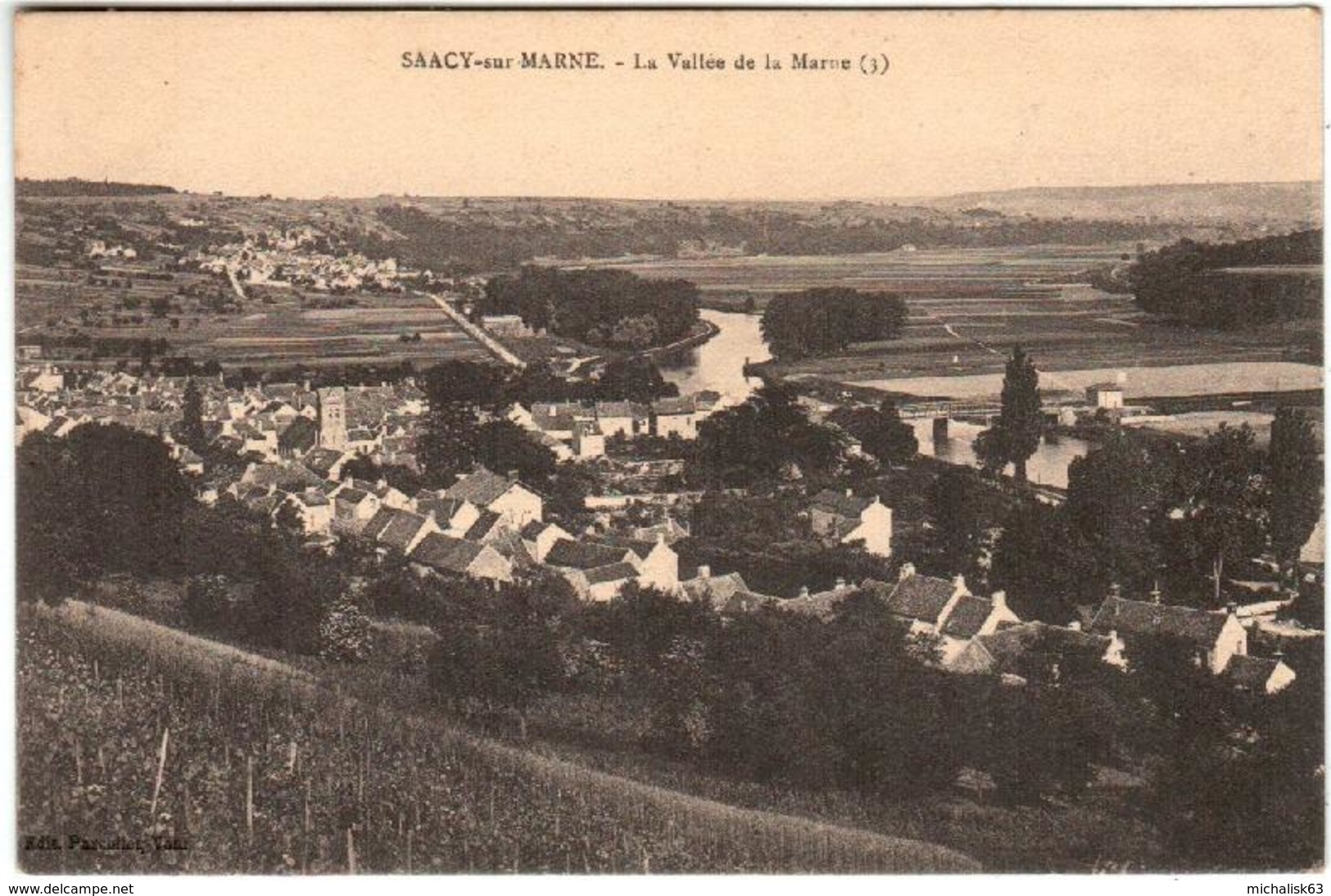 51dr 125 CPA - SAACY SUR MARNE - LA VALLEE DE LA MARNE - Autres & Non Classés