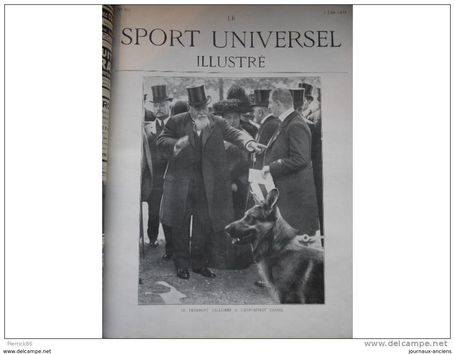 1912 CONCOURS HIPPIQUE BRUXELLES ET SPA / EXPOSITION CANINE PARIS / ESCRIME / BOXE CARPENTIER / CYCLISME BORDEAUX PARIS - 1900 - 1949