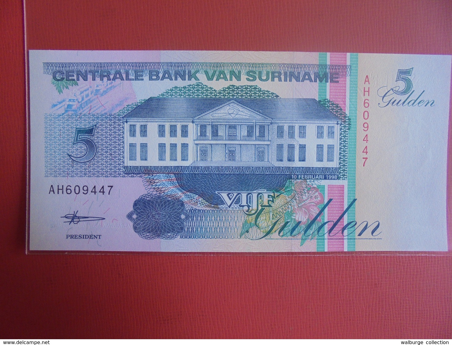 SURINAME 5 GULDEN 1998 PEU CIRCULER/NEUF - Surinam