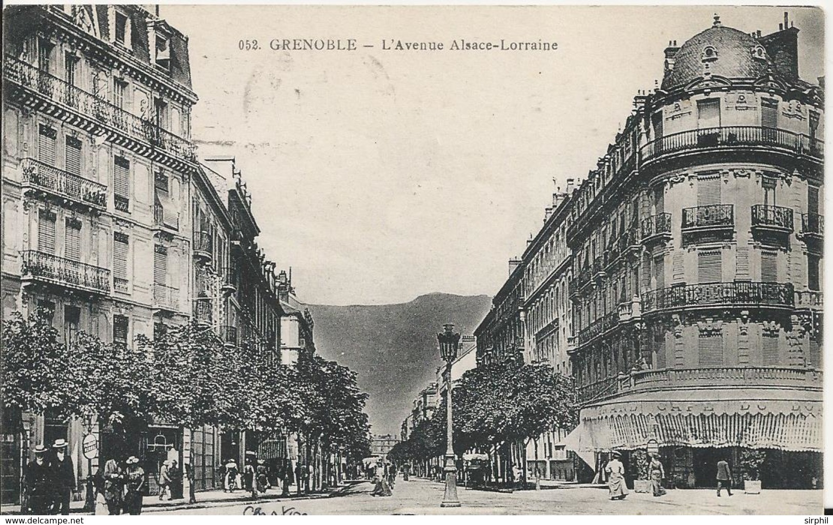 Carte Postale Ancienne De Grenoble Avenue De La Gare Et La Coupole Dauphinose - Grenoble