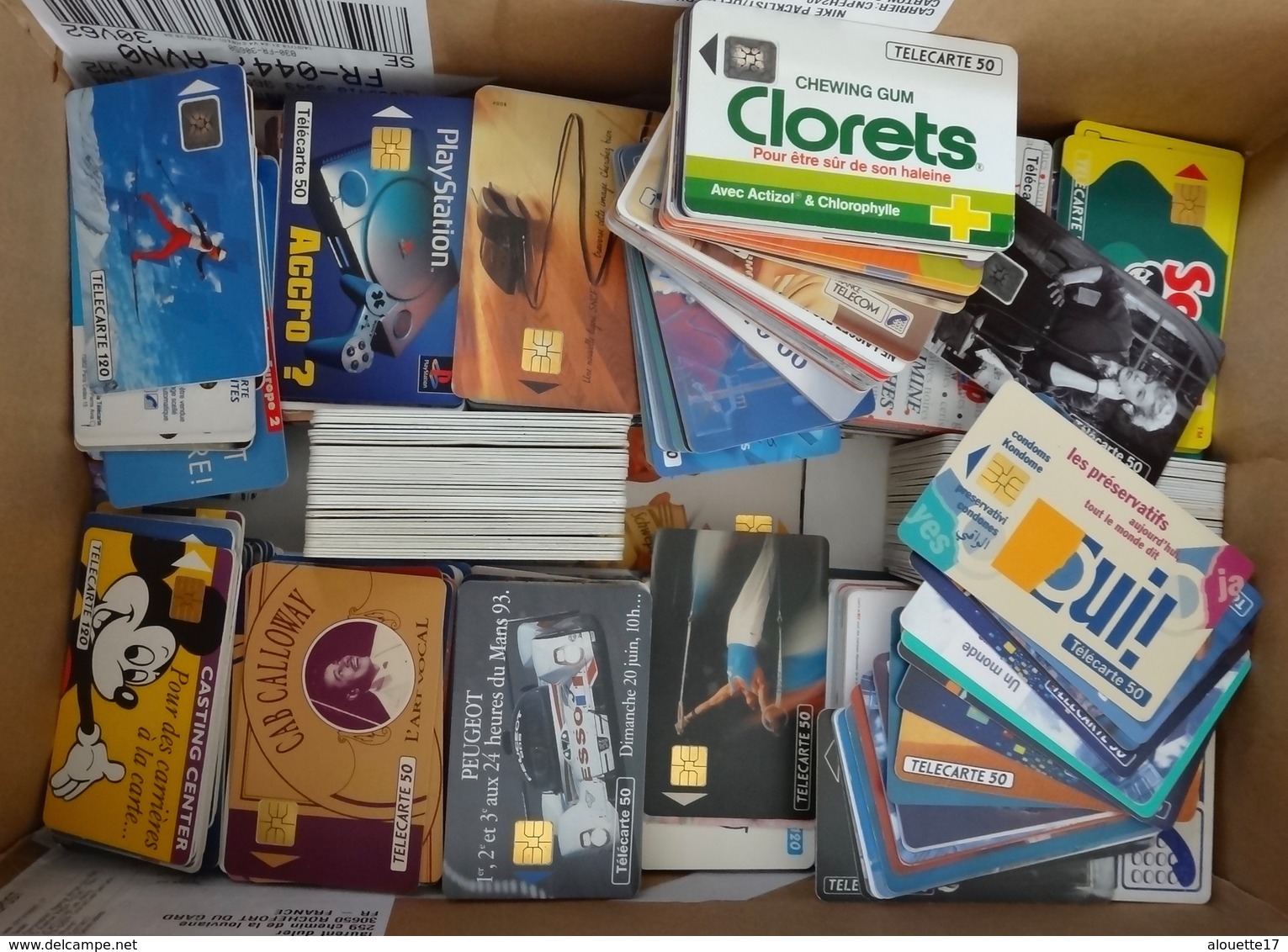 LOT TELECARTES 4 KGS - Lots - Collections