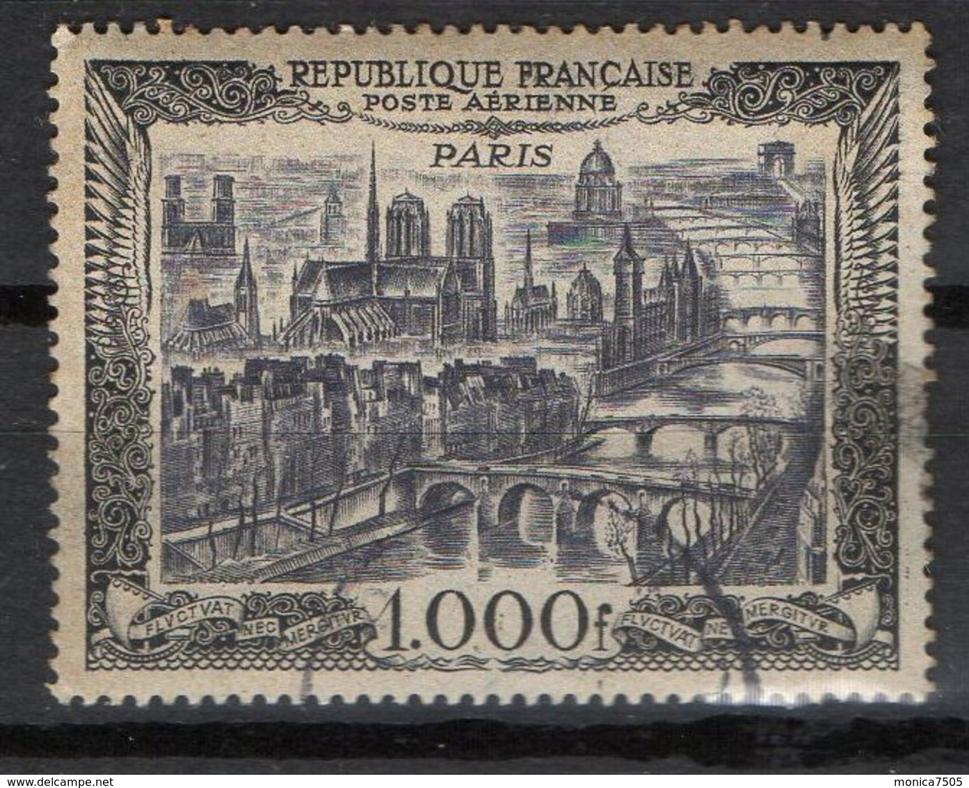 FRANCE ( AERIEN ) : Y&T  N°  29   TIMBRE  BIEN  OBLITERE . - 1927-1959 Oblitérés