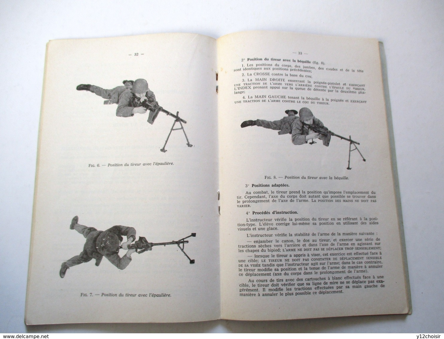 LIVRET 1963 FUSIL MITRAILLEUR MITRAILLEUSE ARME AUTOMATIQUE LEGERE MODELE 1952 LIVRET SUR LE TIR DE L INFANTERIE - Armes Neutralisées