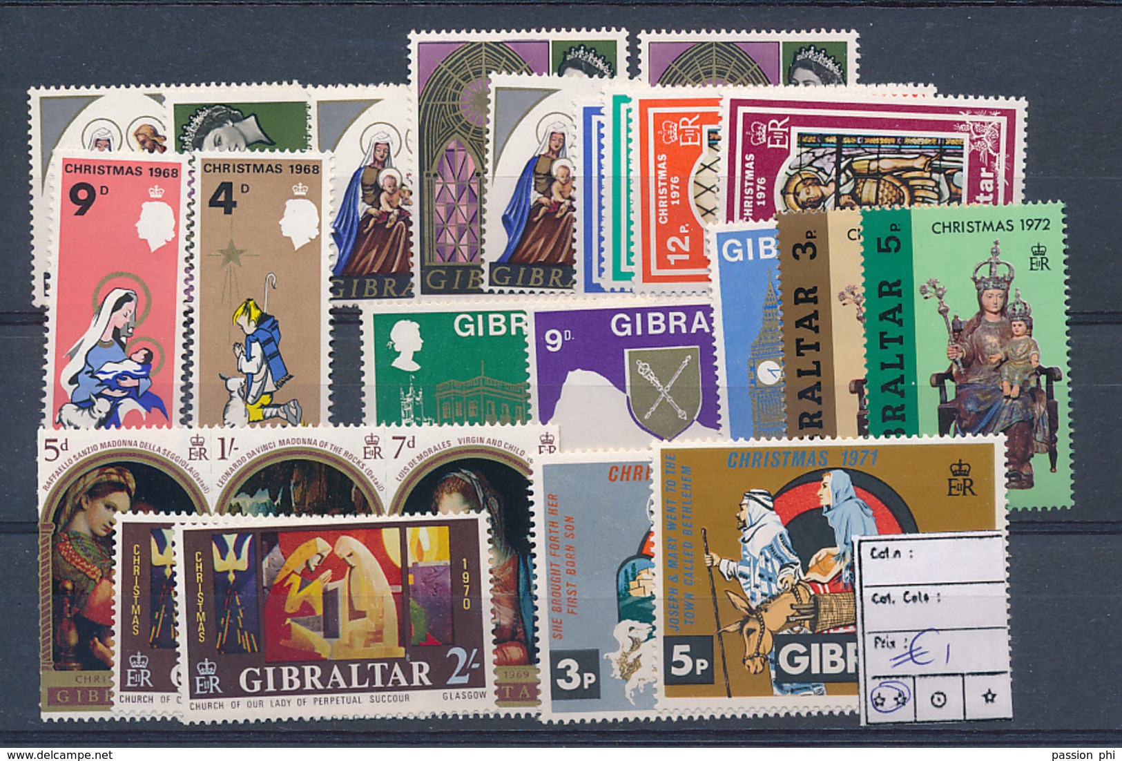 GIBRALTAR SELECTION MNH - Gibraltar