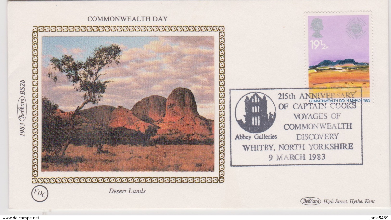 Great Britain 1983 215th Anniversary Of Captain Cook Voyages Of Doscovery Of Whitey,souvenir Cover - Covers & Documents