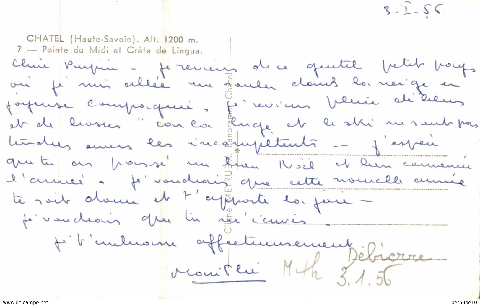 74 CHATEL POINTE DU MIDI ET CRETE DE LINGUA - Châtel