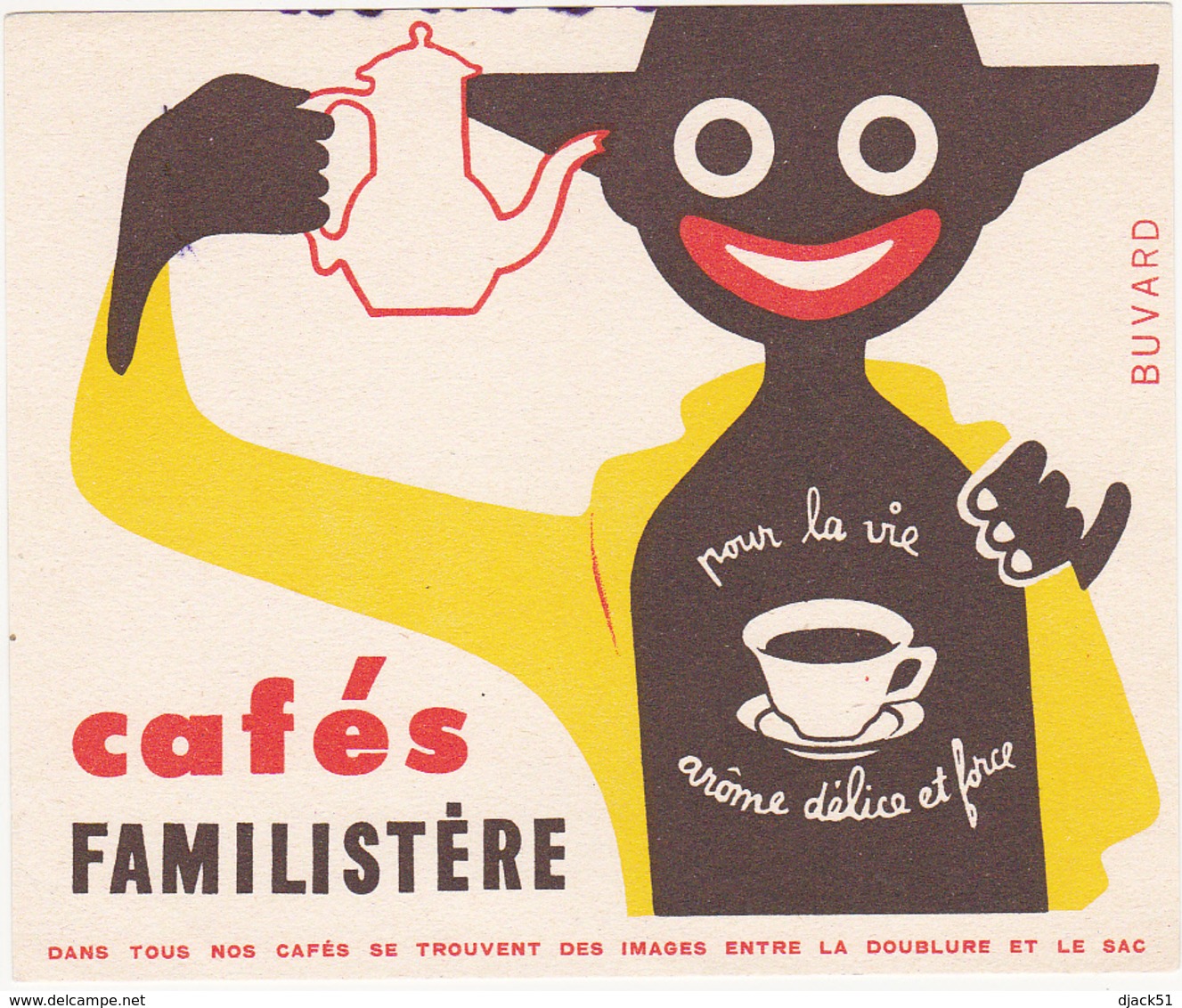 Buvard Cafés FAMILISTERE - Café & Thé