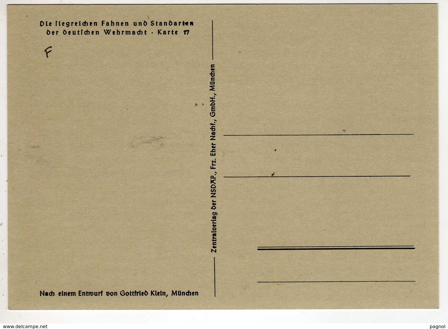 Allemagne : III Reich : Drapeau :  : éditeur - Klein Gottfried - Other & Unclassified