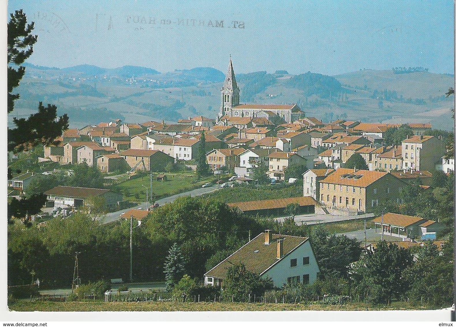 SAINT MARTIN EN HAUT. CP Vue Générale Aérienne - Autres & Non Classés