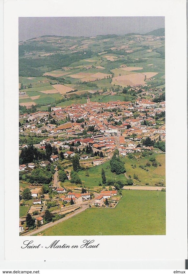 SAINT MARTIN EN HAUT. CP Vue Générale Aérienne - Autres & Non Classés