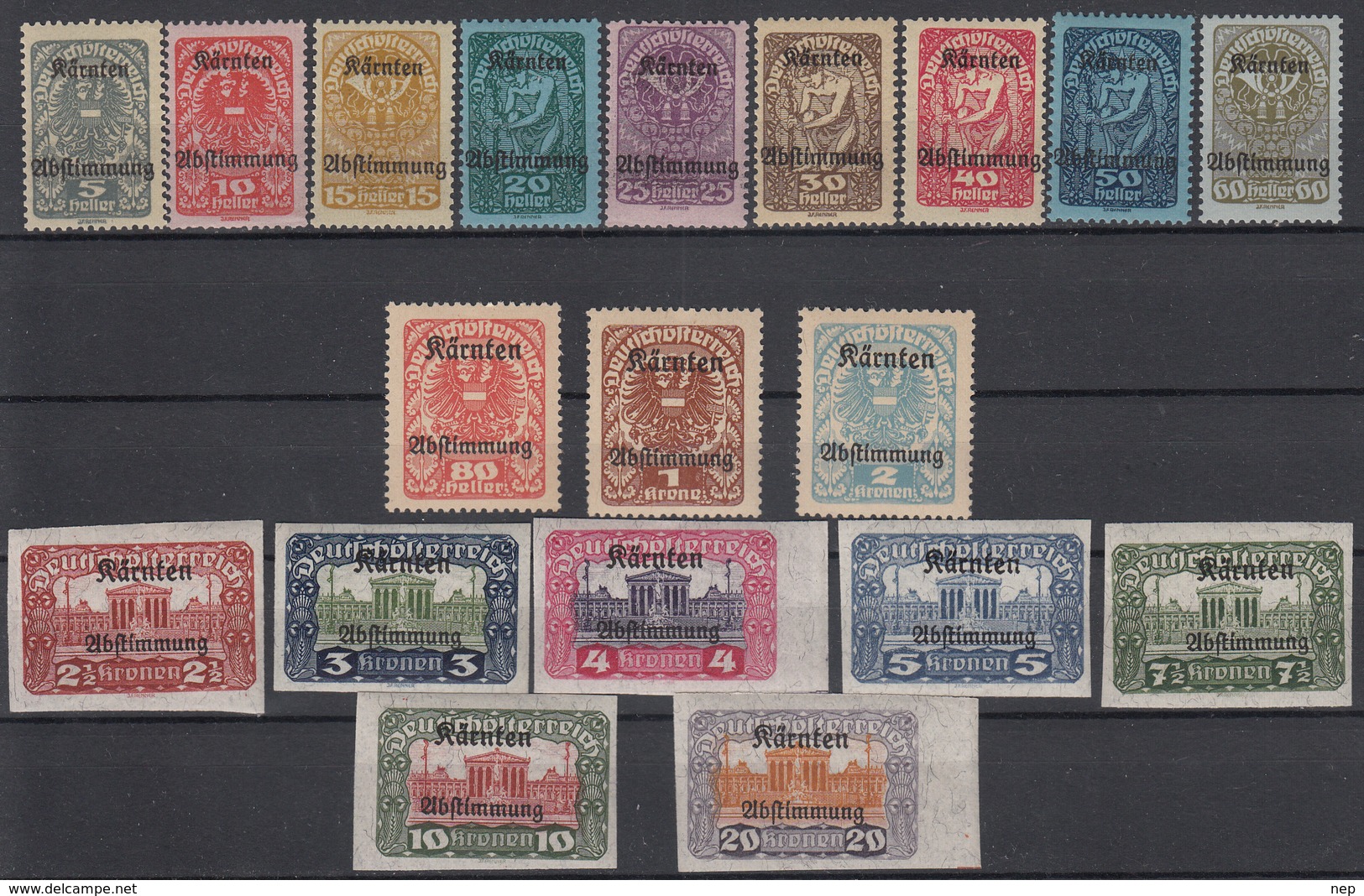 OOSTENRIJK - Michel - 1920 - Nr 321/39 - MNH** - Unused Stamps