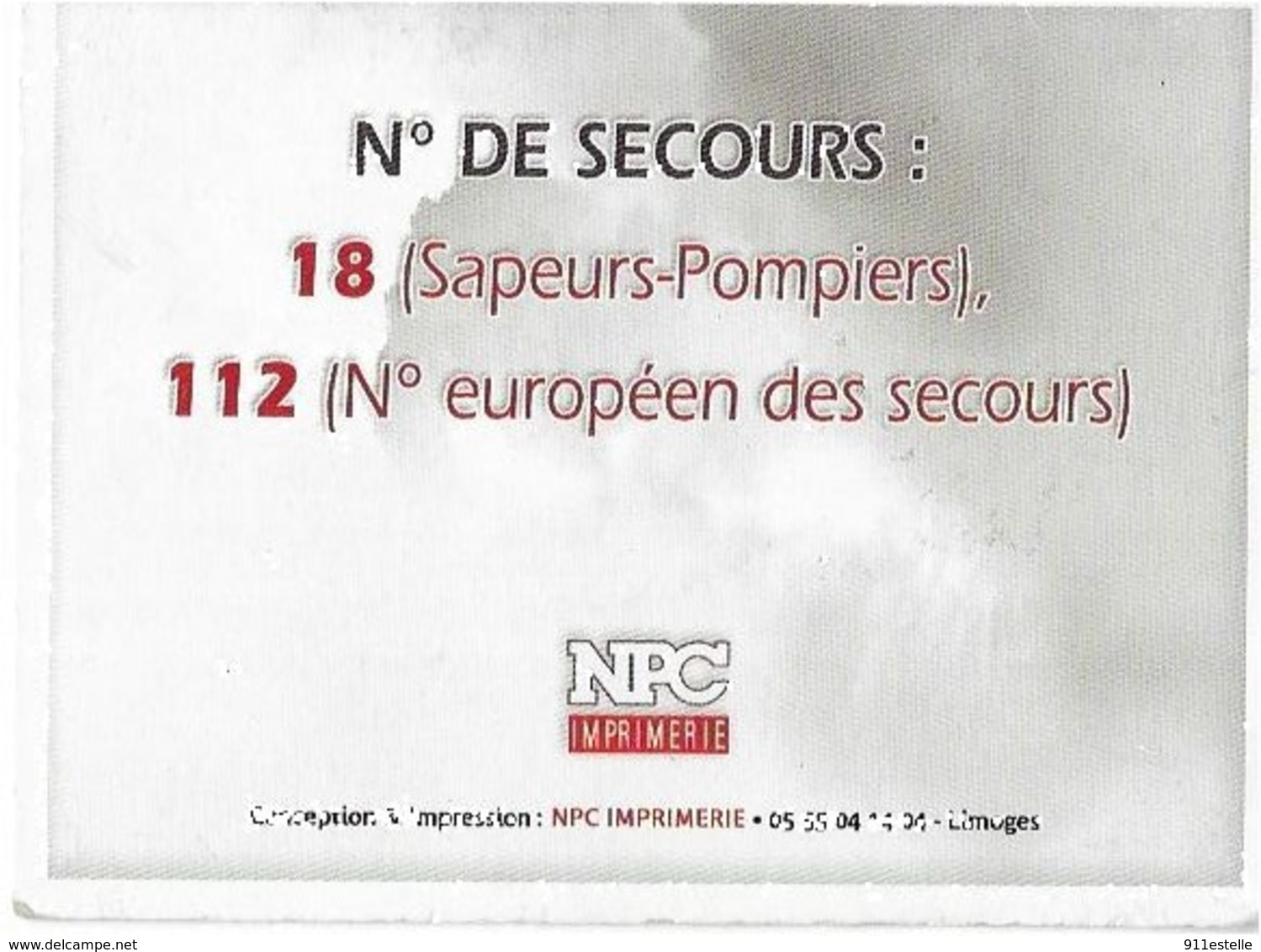 SAPEURS POMPIERS  2012 - Petit Format : 2001-...