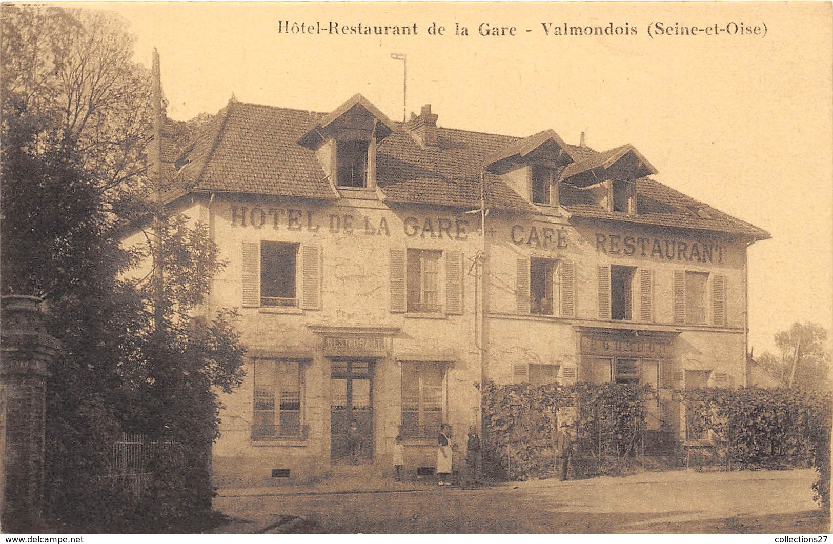 95-VALMONDOIS-HÔTEL RESTAURANT DE LA GARE - Valmondois