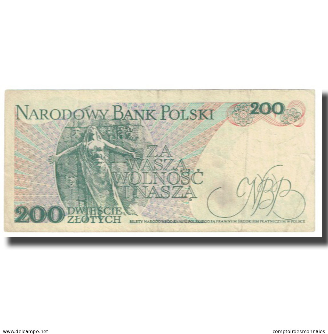 Billet, Pologne, 200 Zlotych, 1986, 1986-06-01, KM:144c, TB - Pologne