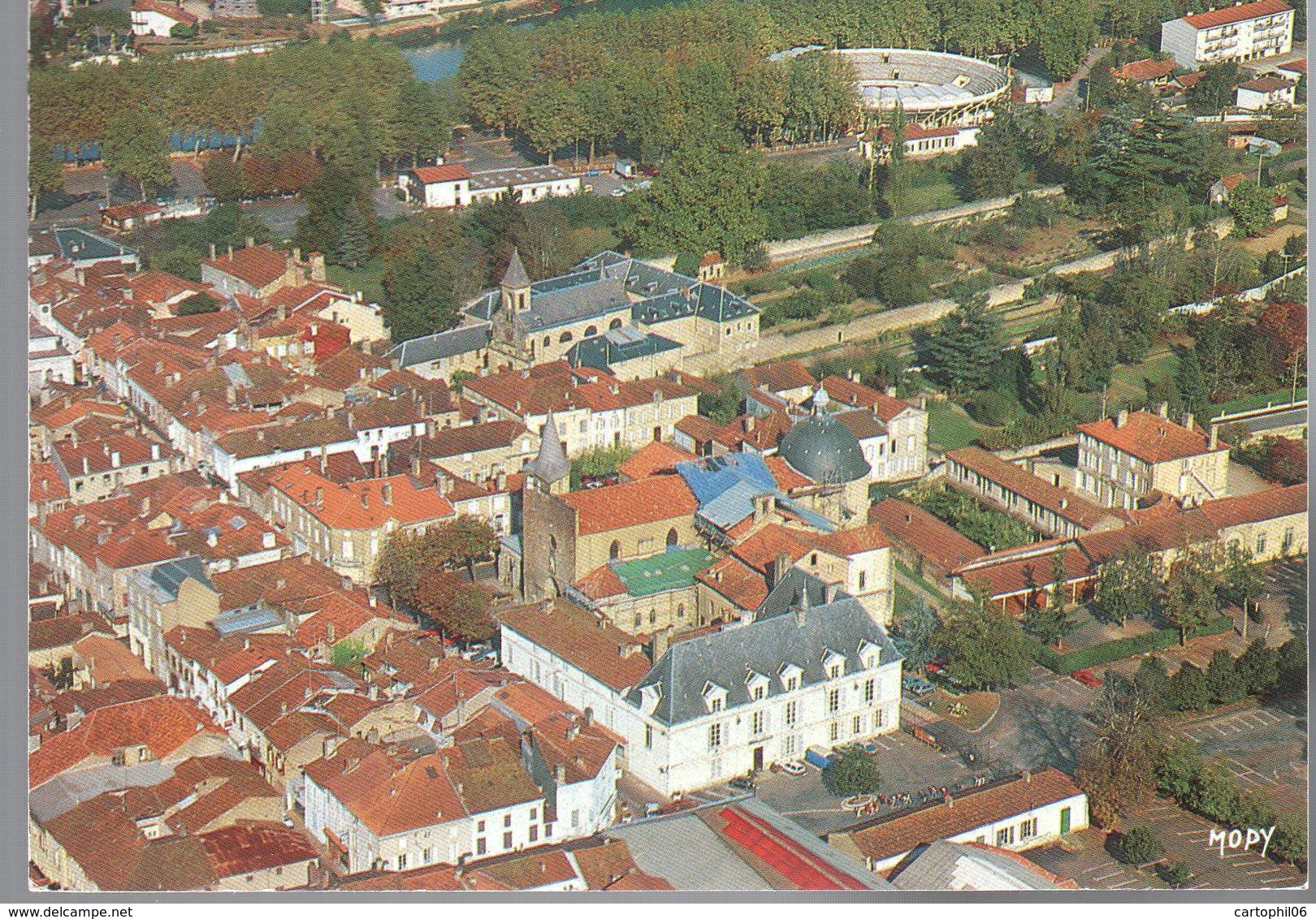 - CPM AIRE SUR L'ADOUR (40) - Vue Aérienne 1989 - Photo MOPY 2355 - - Aire