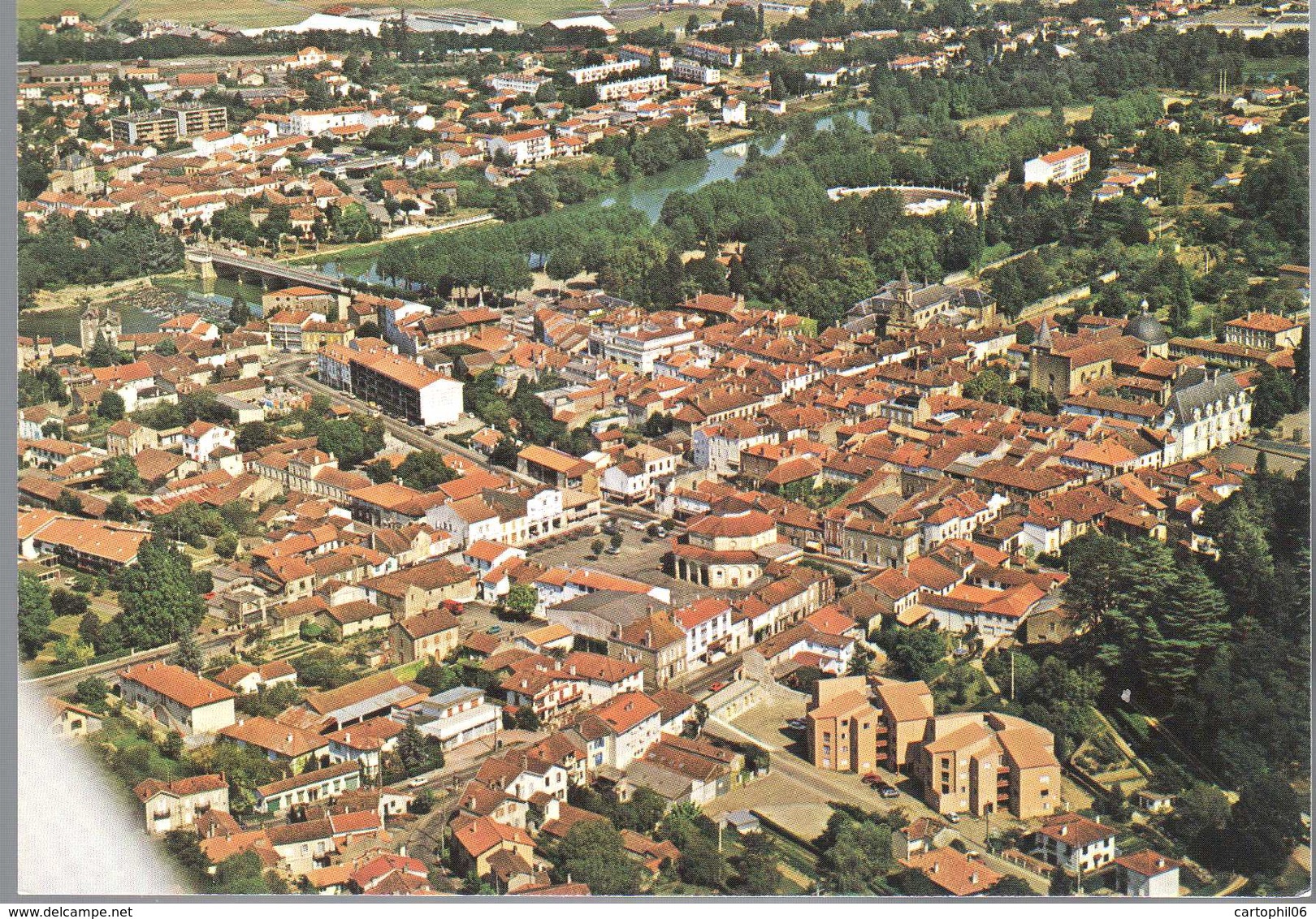 - CPM AIRE SUR L'ADOUR (40) - Vue Générale Aérienne - Photo MOPY 1525 - - Aire