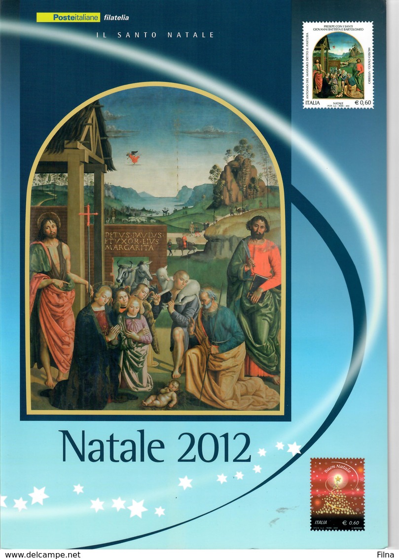 ITALIA 2012 - FOLDER  NATALE 2012  - SENZA SPESE POSTALI - Folder