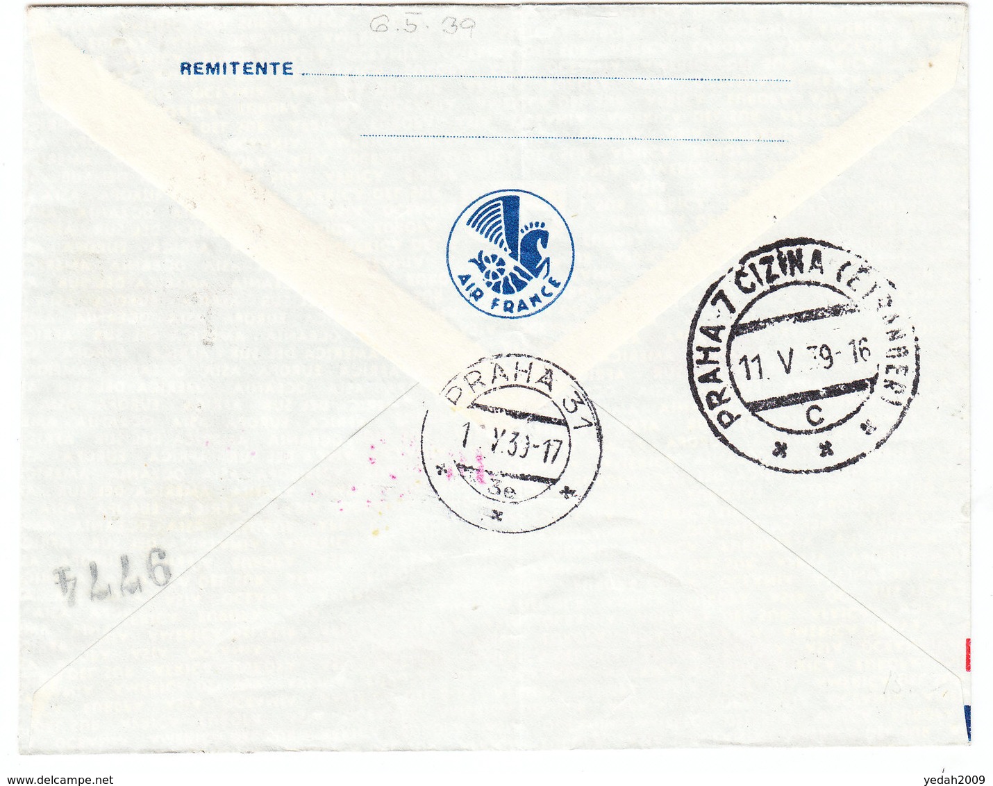 ARGENTINA AIRMAIL COVER 1939 - Altri & Non Classificati