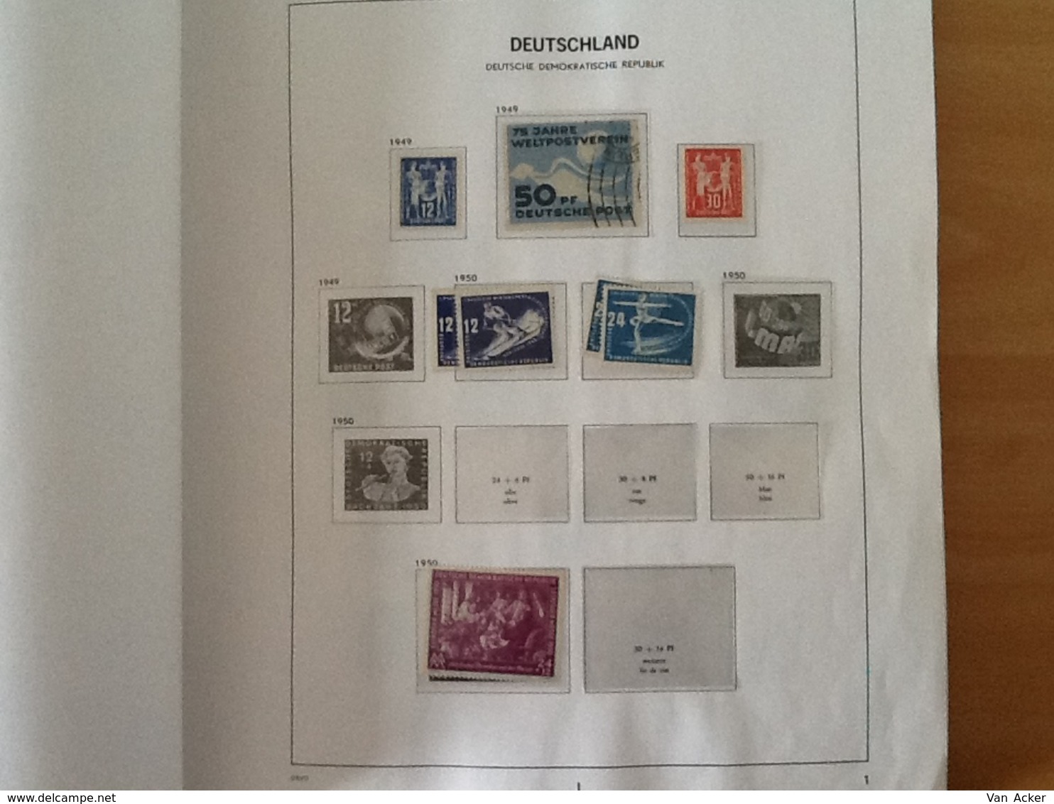 Collection East Germany 1949 Till 1990 MNH/MH/used. - Collections (en Albums)