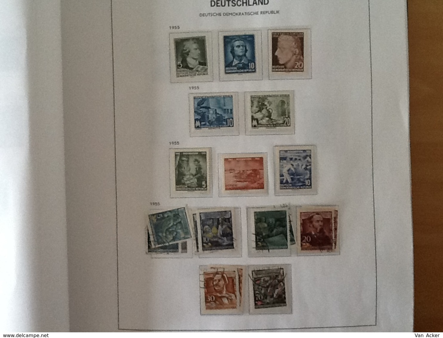 Collection East Germany 1949 till 1990 MNH/MH/used.