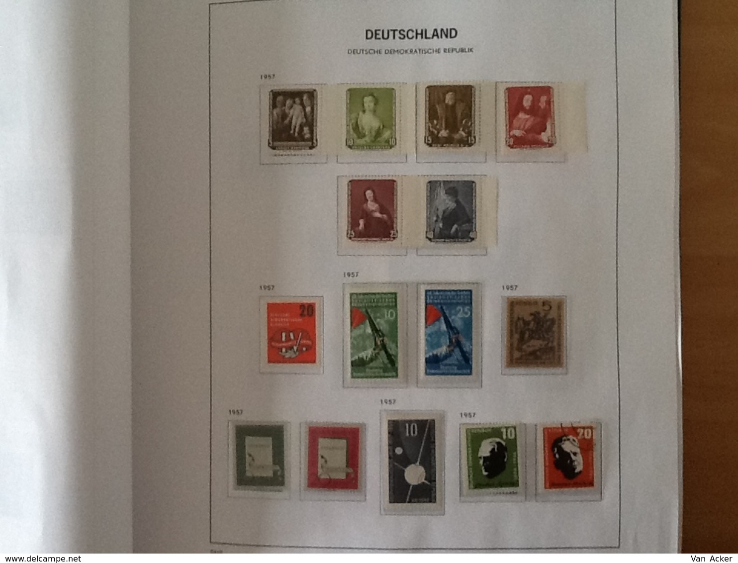 Collection East Germany 1949 till 1990 MNH/MH/used.