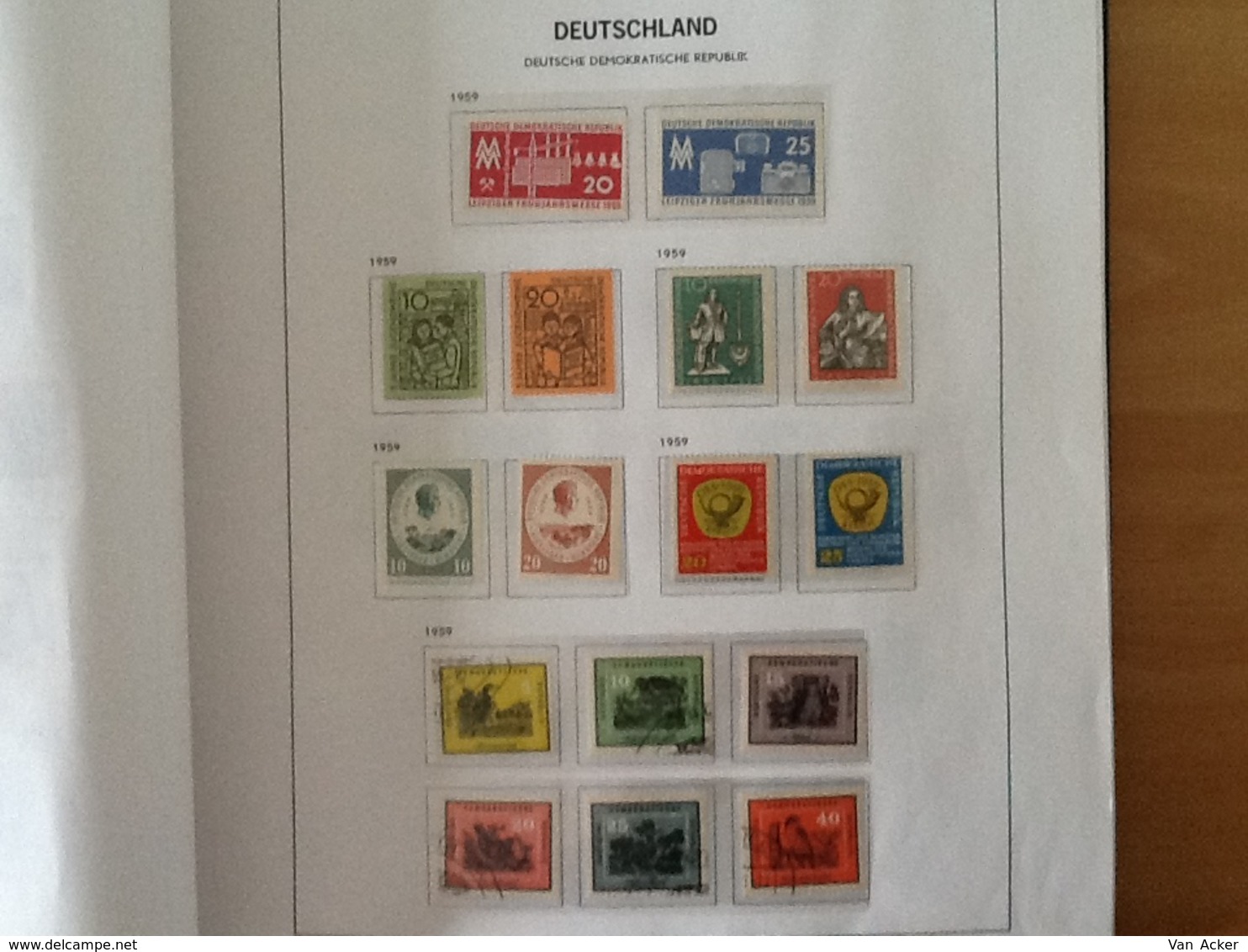 Collection East Germany 1949 till 1990 MNH/MH/used.