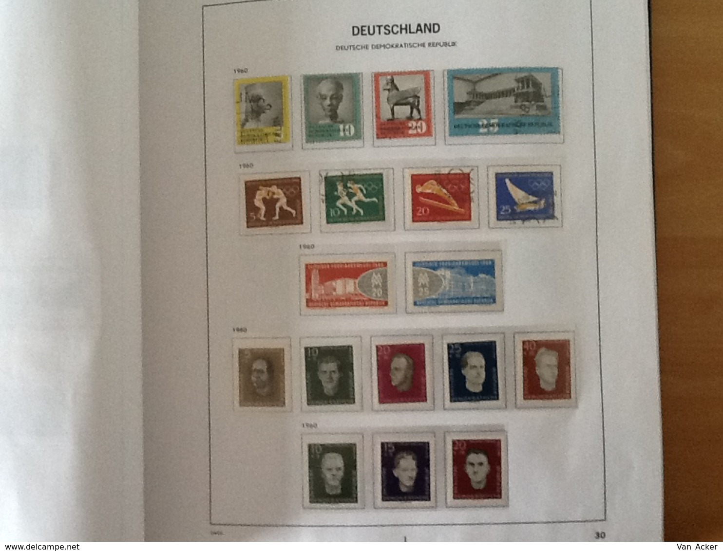 Collection East Germany 1949 till 1990 MNH/MH/used.