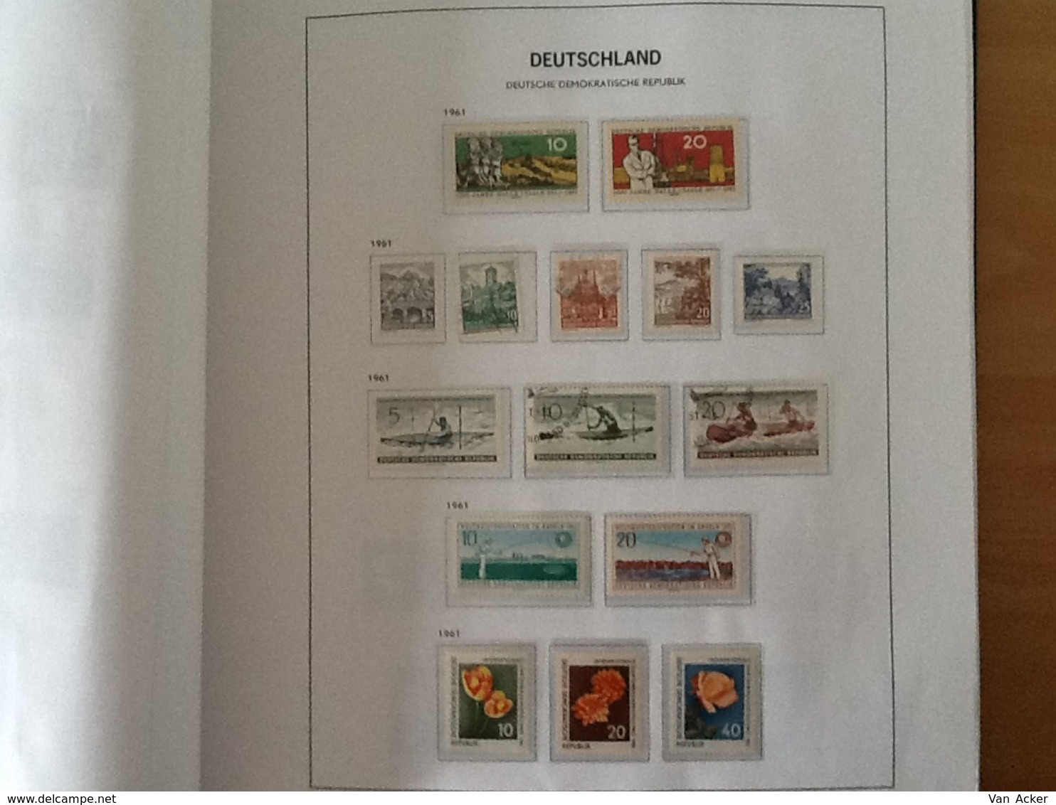 Collection East Germany 1949 till 1990 MNH/MH/used.