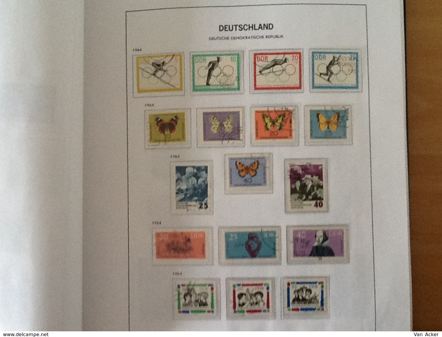 Collection East Germany 1949 till 1990 MNH/MH/used.