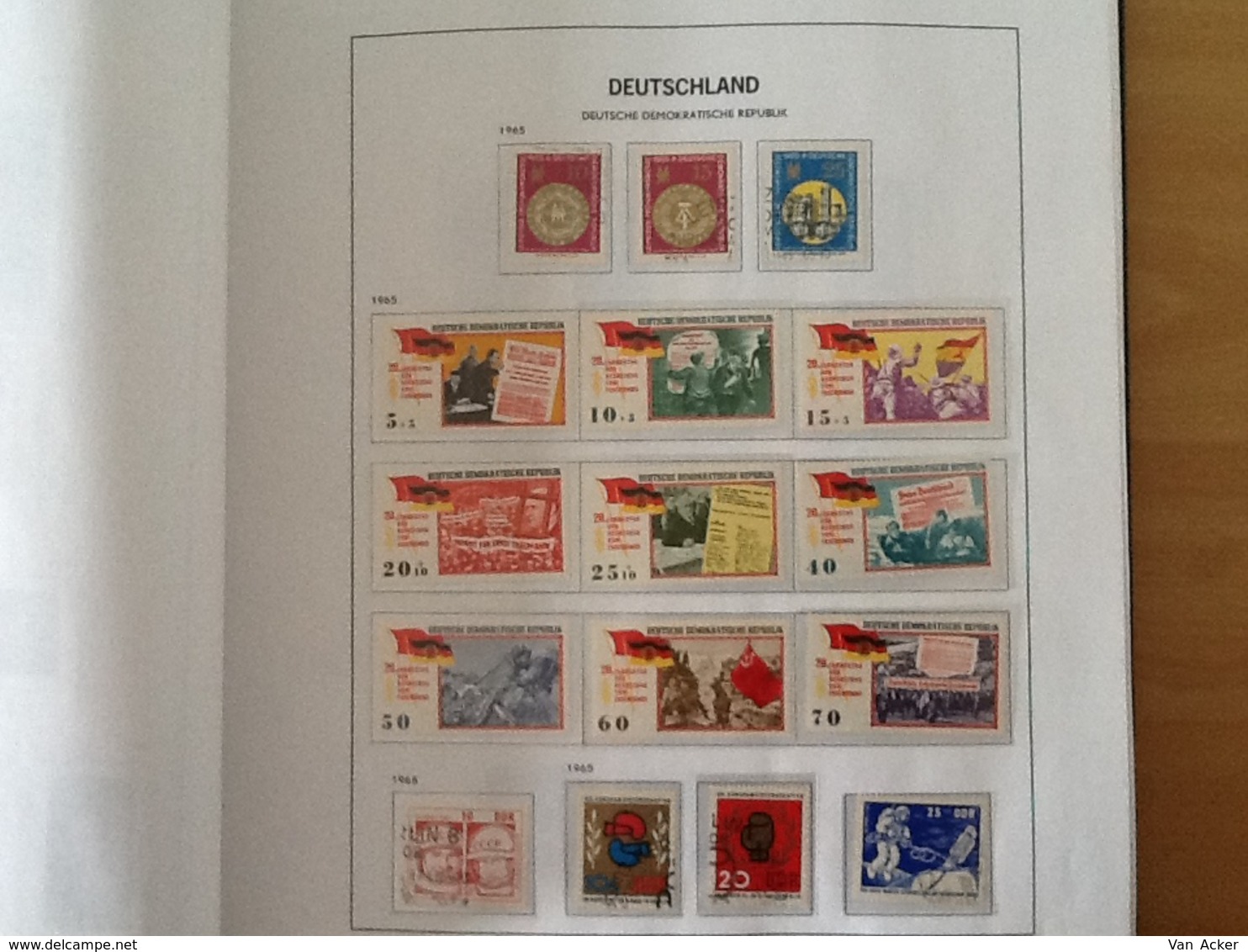 Collection East Germany 1949 till 1990 MNH/MH/used.