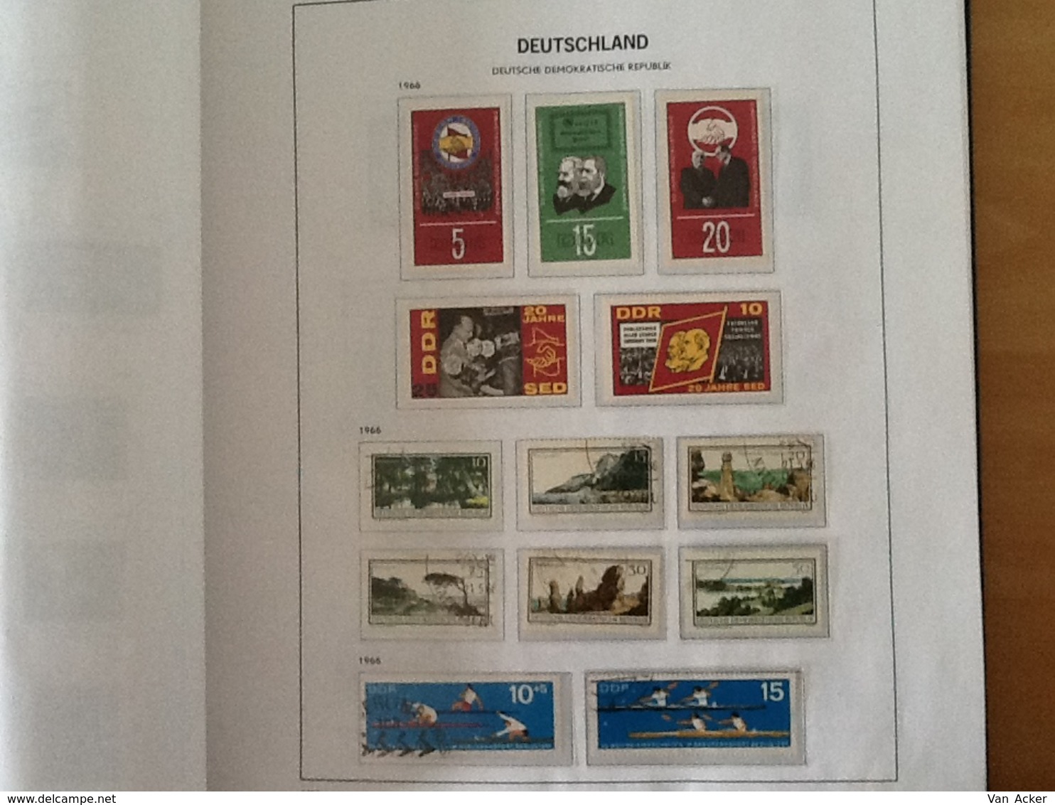 Collection East Germany 1949 till 1990 MNH/MH/used.