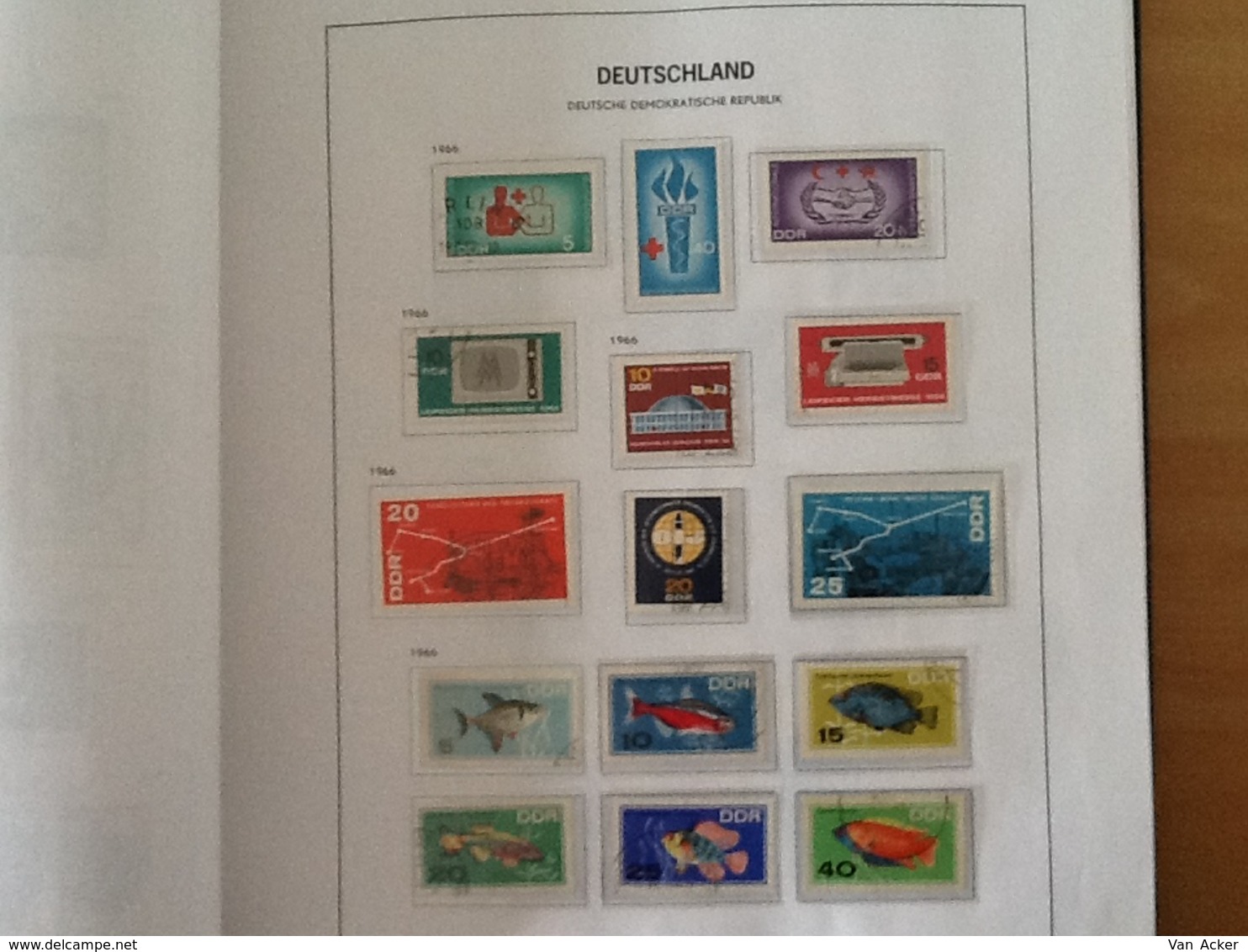 Collection East Germany 1949 till 1990 MNH/MH/used.