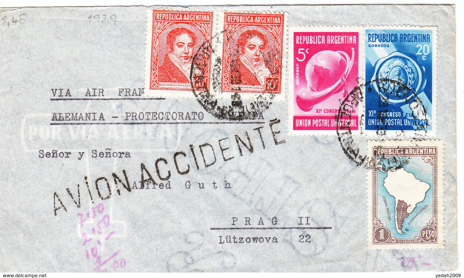 ARGENTINA AIRMAIL COVER 1939 - Other & Unclassified