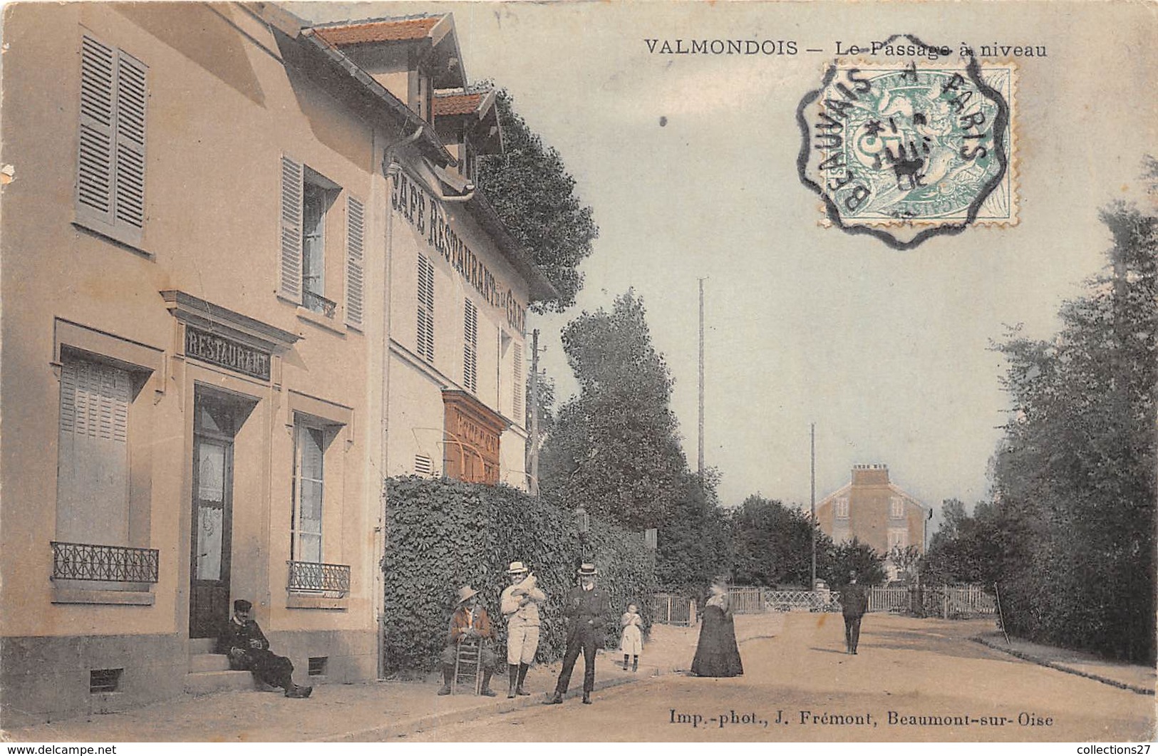 95-VALMONDOIS-LE PASSAGE A NIVEAU - Valmondois