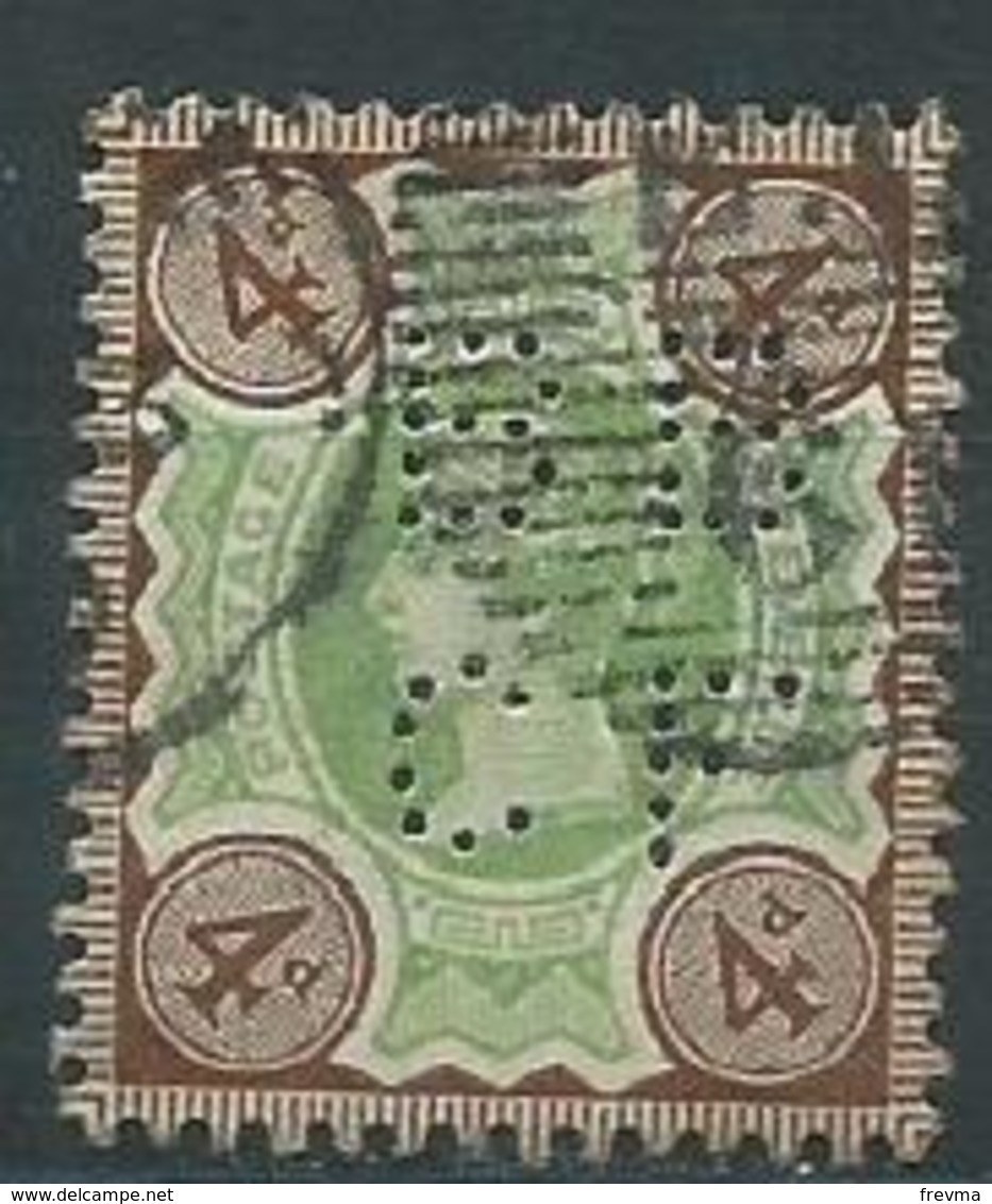 Grande Bretagne 1887-1900 Yvt 97 Perforé CL BB - Used Stamps