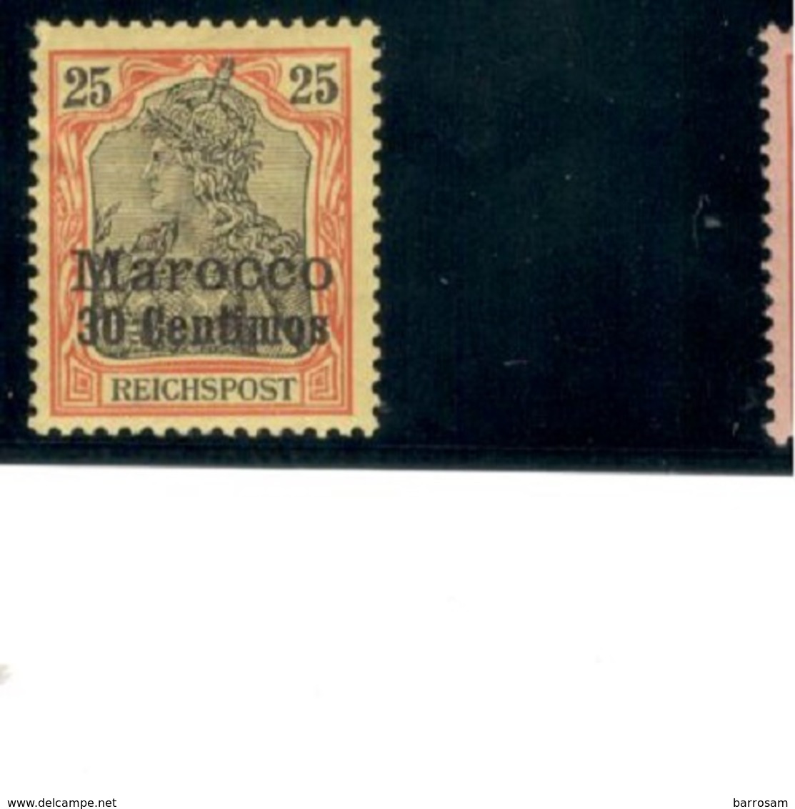 GERMAN OFFICES In MOROCCO1900/3:Michel11mh* - Marocco (uffici)