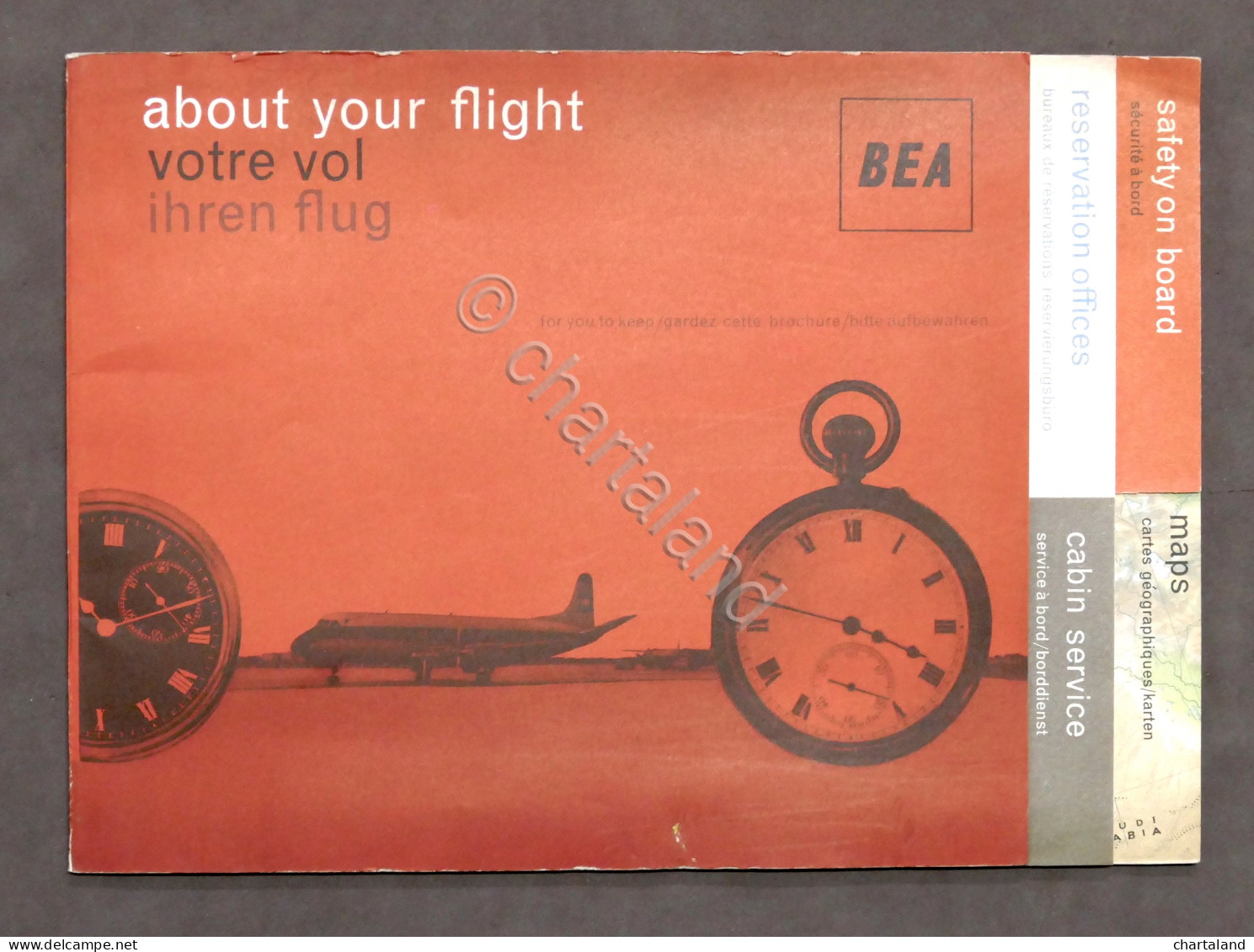 Brochure BEA - British European Airways - About Your Flight - 1962 - Pubblicitari